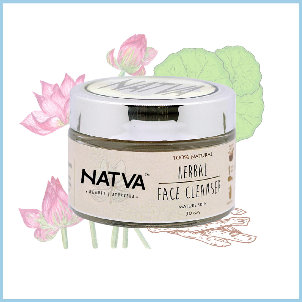 Natva Herbal Facial Cleanser - Mature Skin 26g
